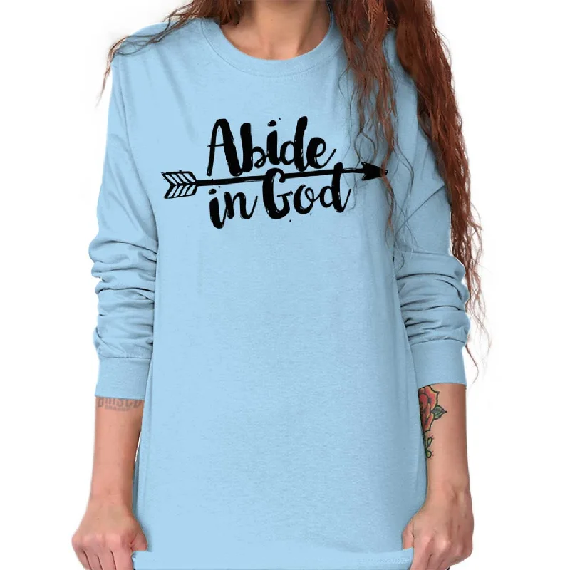 Special Discount Abide God Long Sleeve T-shirt