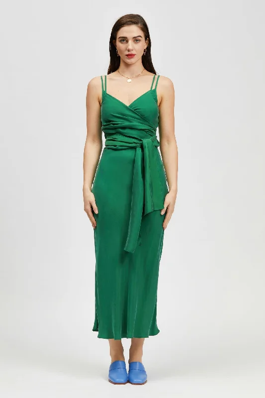Weekend Bargains to Snag Perto Dress Green
