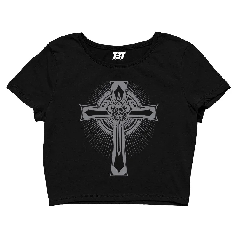 Markdowns Black Sabbath Crop Top - Headless Cross
