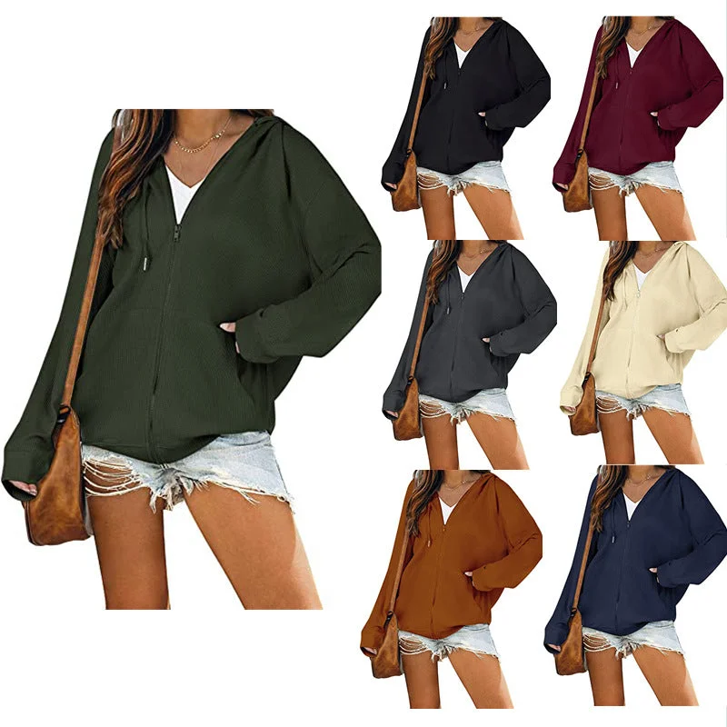 Price Reduction 2022 New Style Women's coats Oversize Hooded Sweater Women Long Sleeve Casual Coaters sweatshirt clothing