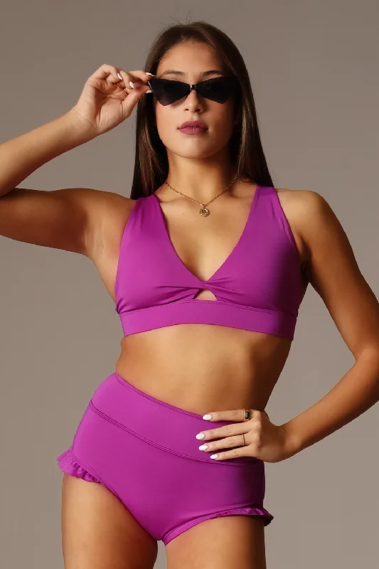Price Drop Alert Twisted Sister Bralette - Grape Soda - FINAL SALE