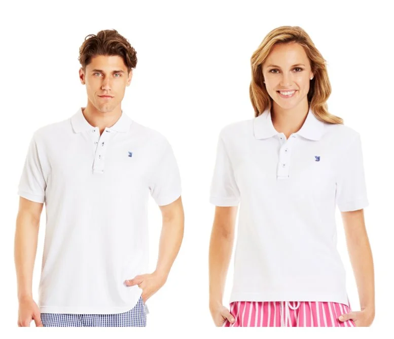 Instant Deal White Polo Shirt