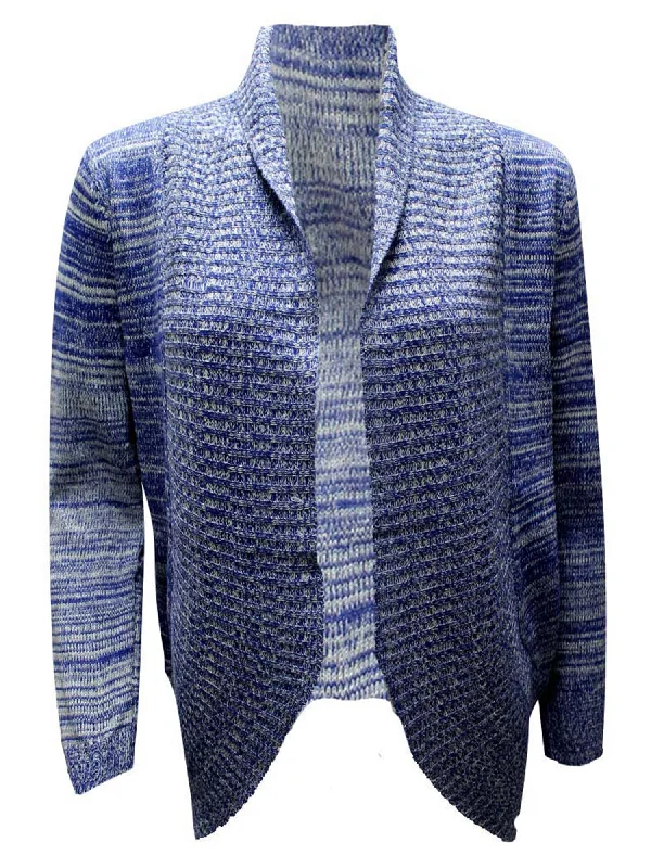 Shop and Save Gradient Knit Long Sleeve Cardigan Sweater