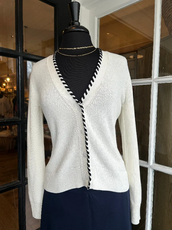 Today's Deal Whip Stitch Fitted Cardigan