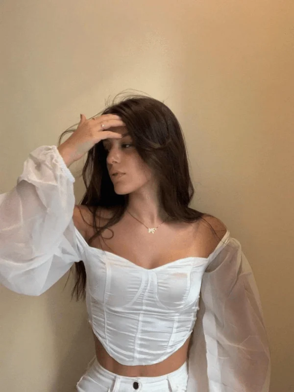 Limited Time Hermosa satin top