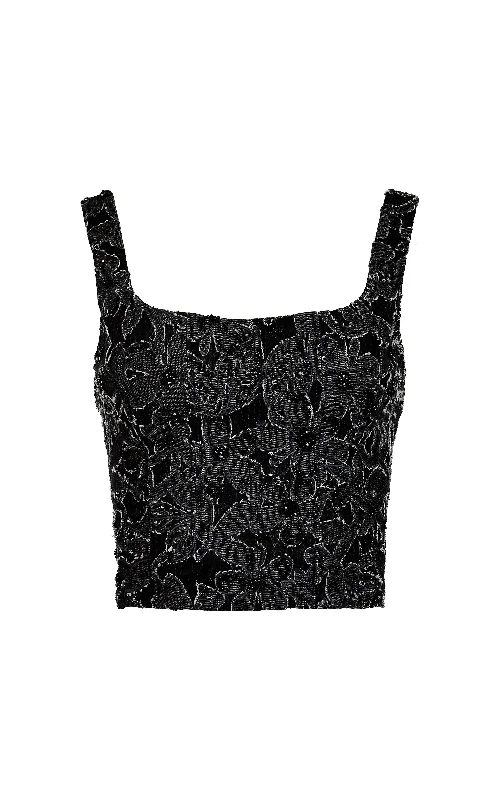 Weekend Discounts to Snag Chloe Corset Top - Handembroidered