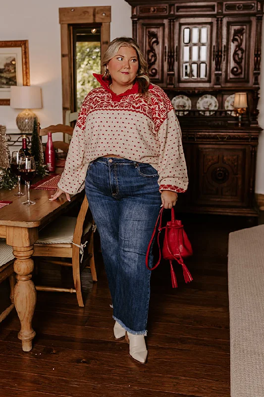 Weekend Discounts Worth Grabbing First Snowfall Knit Sweater Curves