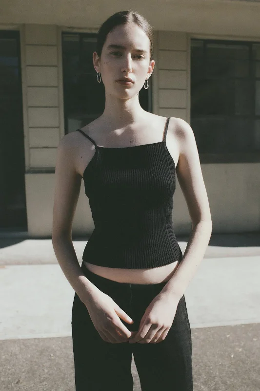 Final Markdown Liat Knit Singlet - Noir