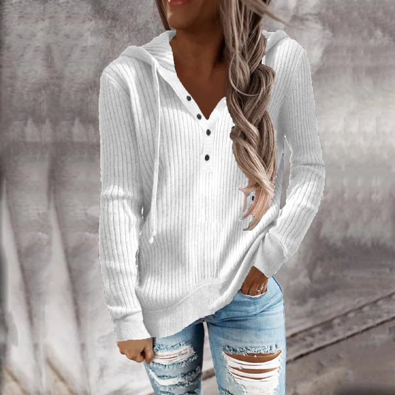YEAR-End Clearance Hooded Knitted Jumpers For Women Wholesale Women Clothing