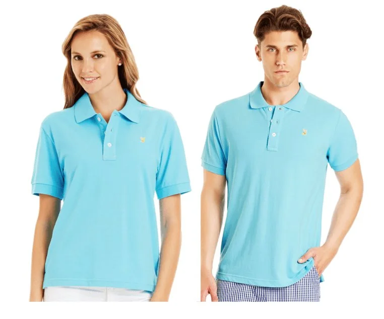 Crazy Deal Aqua Polo Shirt