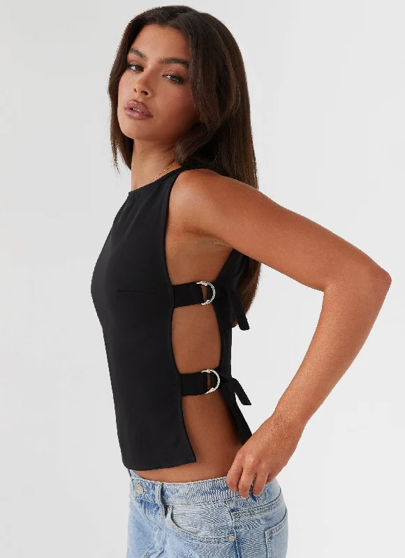 Bargain Prices Cherish You Buckle Top - Shadow