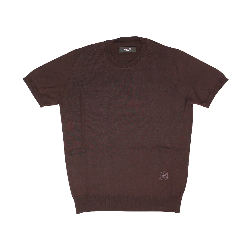 Lowest Price Amiri Ma Embroidered Tee - Brown