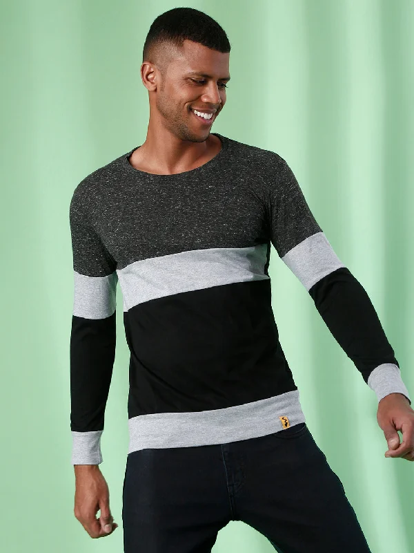 Super Bargain Campus Sutra Men Round Neck Stylish Casual T-Shirt