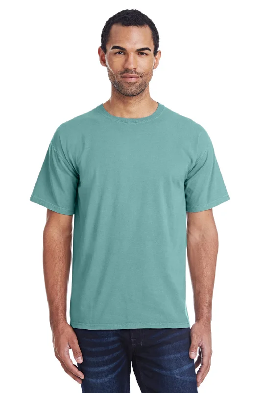 Fantastic Offers ComfortWash By Hanes Mens Short Sleeve Crewneck T-Shirt - Spanish Moss Green