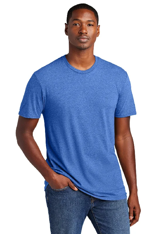 Time-Sensitive District Mens Very Important Short Sleeve Crewneck T-Shirt - Heather Royal Blue