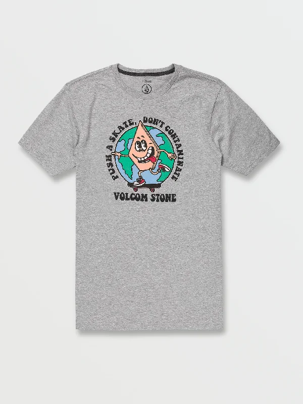 Low Cost Don't Contaminate Short Sleeve Tee - Ash Heather