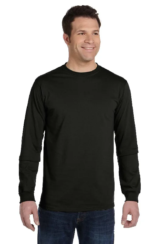 Seasonal Sale Econscious Mens Long Sleeve Crewneck T-Shirt - Black