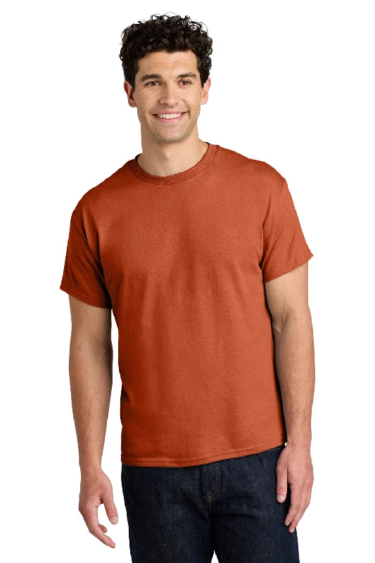 Inventory Reduction Gildan Mens Short Sleeve Crewneck T-Shirt - Antique Orange