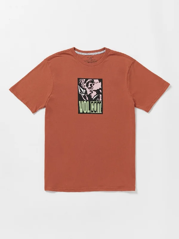 Weekend Offers That Amaze Maniacal Short Sleeve Tee - Rust