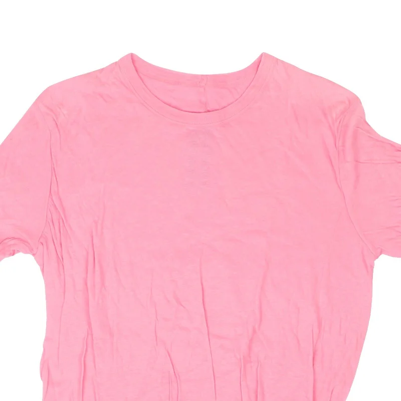 Great Bargains Pop Pink Double Cotton Short Sleeve T-Shirt
