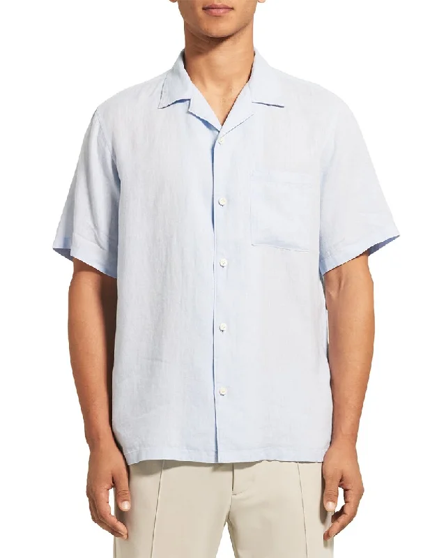 Super Deal Theory Noll Linen Woven Shirt